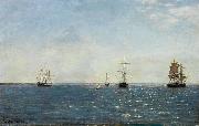 Amaldus Clarin Nielsen Ved Cadiz painting